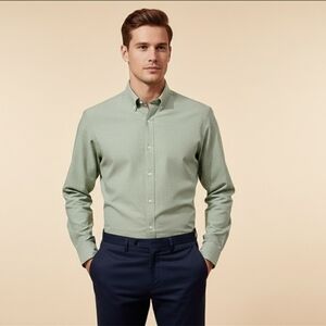 Club Room Mens Solid Dress Shirt
